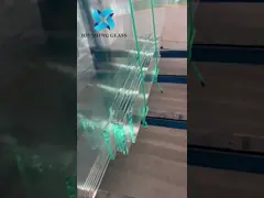 6mm 8mm 10mm Super Clear Tempered Glass For Railings