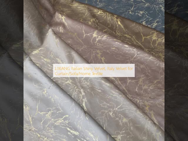 200gsm Metallic Printed Velvet Curtain Fabric Polyester Velvet Fabric