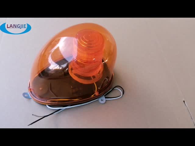 Marshell Electric Sanitation Vehicle Parts LED Double Cover Snail Shaped Cover Warning Light