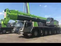 Guindastes de caminhão Zoomlion 200T usados de 2020, máquinas de elevação todo-o-terreno usadas
