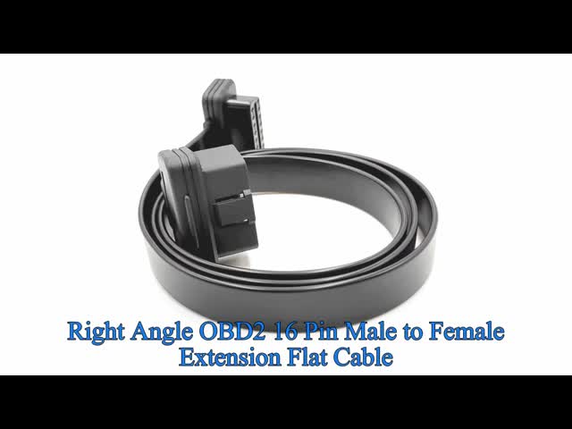 OBD 2 OBD2 Extension Cable J1962 Male to Female OBDII Connector Extender With 16-core Wires