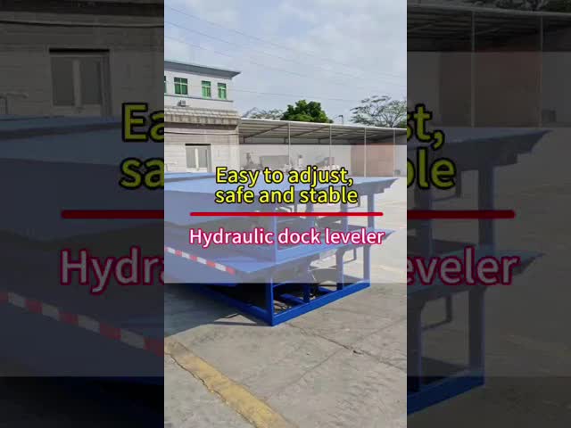 効率的な220Vフォークリフト操作のための青色水力卸荷ランプ