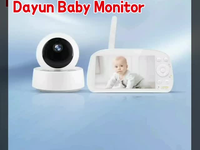 5.5 Inch 1080p Wireless Baby Monitor with Pan-Tilt Camera and Night Vision