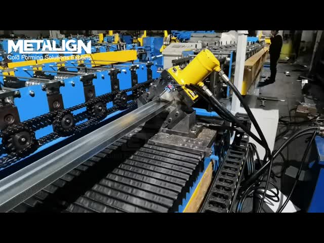 高速ドライウォール・トラック・ロール・フォルマー 精密液圧切断機 連続生産