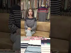 Breathable Striped Cotton Fabric