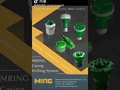 89mm Mring Overburden Casing Drilling System With Ring Bits For Quarry Drilling