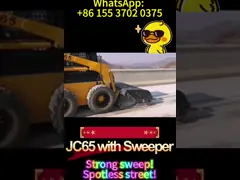 Kubota Engine 380kg Skid Steer 0.2m3 JC25 with Various Attachments Hot Sale In Canada