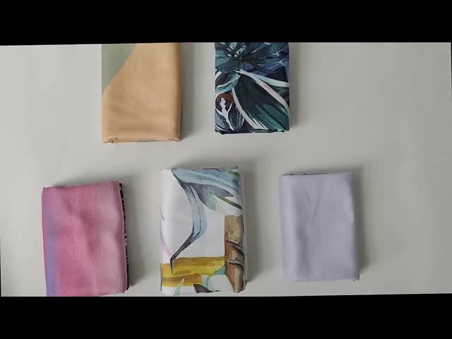 Custom Printing and Packaging Quick Drying Swim Pool Towel Colorful Printed Beach Towel