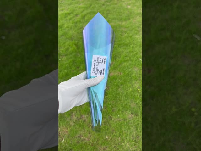 2 mil Thickness Chameleon Window Film with 69.5% VLT and 99.5% IRR for Car Window Solar Film