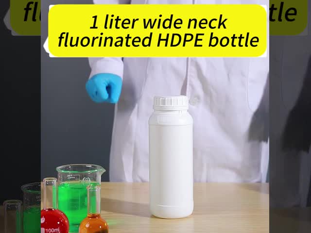 1000cc HDPE пластиковая бутылка для хранения жидкой химической кислоты и щелочного сопротивления