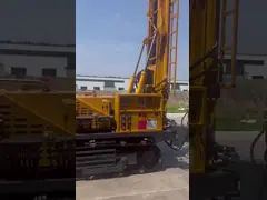330 Meters Crawler Borehole Hydraulic Crawler Type Water Well Drilling Rig for Sale