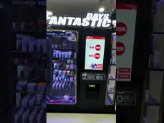 Macchina di vendita di prodotti per la cura della pelle a grande capacità con annunci digitali touchscreen da 32'