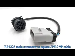 RP1226 14 Pin to Black Deutsch J1939 9Pin ELD Cable