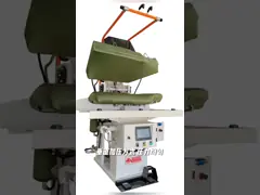 Jacket blazer steam automatic garment press machine vertical press front touch screen
