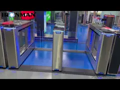 China Full Automatic Fingerprint Turnstile Biometric Access Control ESD Turnstile Gate System supplier