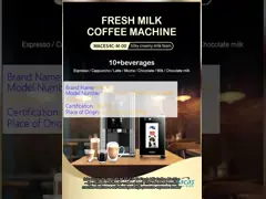 Machine à café à lait frais commercial automatique machine à café commerciale dans un café