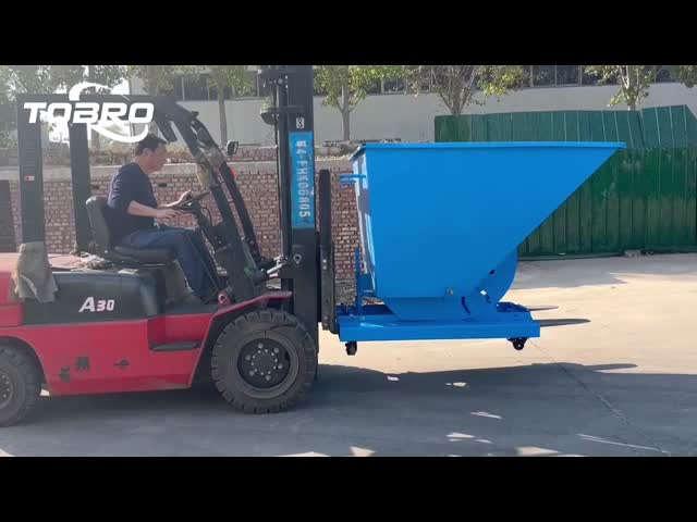 屋外フォークリフト 自転車 ダンパー ビン 鋼鉄 ターピング ビン サイズ カスタマイズ 色