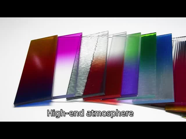 4+4 5+5 6+6 8+8 カラーラミネート装飾ガラス柱 平面/曲げた装飾室内ガラス 3mm-19mm 厚さ カスタマイズ