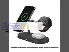 Industral T268C Wireless Charger 4 In 1 Intelligent Fast Charger USB/TYPE-C Interface fast Charger