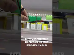 Hersteller von Li-Ionen-Batterien 150-200 Wh/kg Energiedichte Lithium-Polymer-Wiederaufladbare Batterien für Hochleistungs-Anwendungen