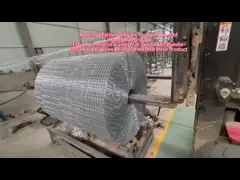 10 Lines Wire Strong Tensile Strength Concrete Weight Coating Mesh CWC Mesh For Gas Pipe