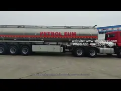 40CBM Petroleum Semi Tanker Trailer 3 Axles 7 Compartment