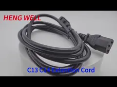 China Customized Length Power Adapter With IEC C13 C14 C7 Splitter Cable supplier