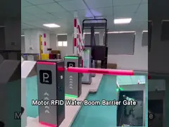 HCW Electric Servo Motor Rfid Boom Barrier Gate Untuk Sistem Parkir Otomatis