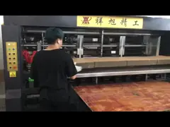 1200nails/Min Automatic Carton Folder Gluer Machine White With Single Stitching