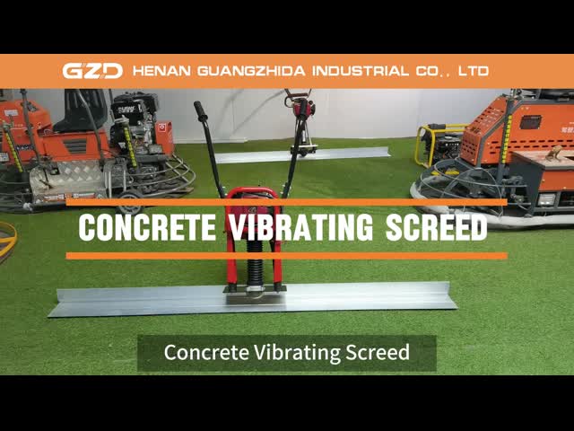 Gasoline Concrete Vibrating Screed  High-Power Cement Leveling Machine For Smooth Finishing