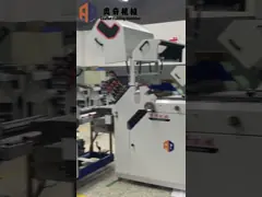 Large Format Pharmaceutical Leaflet Insert Folding Machine With Detection Device For Pharma Manual Folding