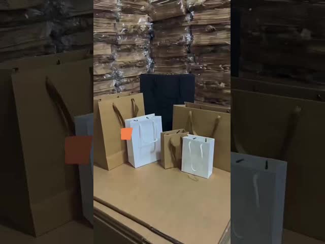 Sacos de compras de papel de luxo de tamanho personalizado