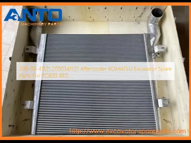 209-03-41121 2090341121 後冷却機 KOMATSU PC800-8E0用の掘削機のスペアパーツ
