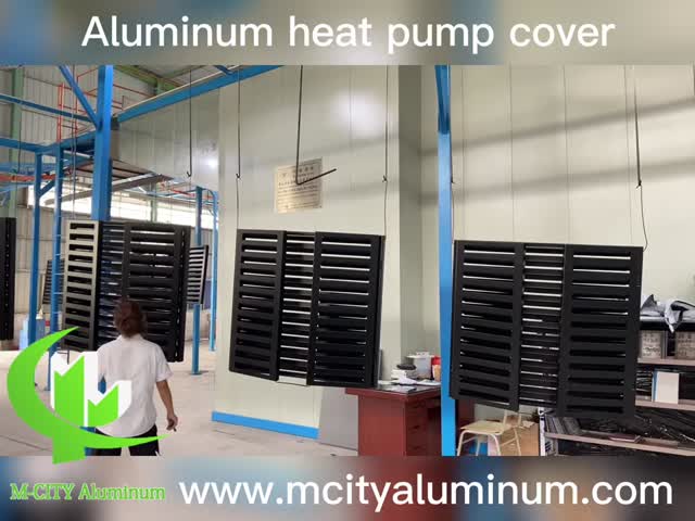 Customizable 2mm-10mm Thickness Powder Coated Corrosion Resistant Aluminum Air Conditioner Cover Metal Screen