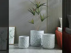 Sube tu creatividad con los versátiles plantadores de arcilla de fibra para tus plantas