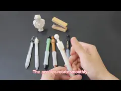 China Kids Cute Triangle Highlighter Pen 3 Color In 1 Brush Tip Fluorescent Marker Pen supplier