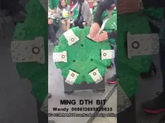 695 mm MNX610 Bits de système de forage à boîtier symétrique concentrique pour équipement minier de charbon video