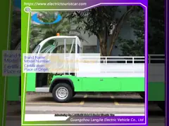 Hotel 2 zitplaatsen elektrische bestelwagen 48 volt elektrische golf buggy wagen voor resort