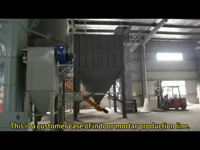 Semi-automatic Pre-mixed Floor Decorative Mortar Supplier of Leveling Coating Production Line
