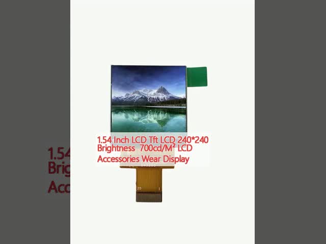 1.54インチ LCD Tft LCD 240*240 明るさ 700cd/M2 LCD アクセサリー 着用ディスプレイ