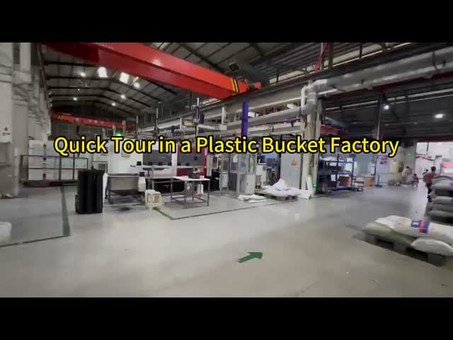 Balde de plástico de forma oval - Pagamento T/T