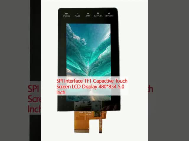 SPI интерфейс TFT Капативный сенсорный экран LCD дисплей 480*854 5,0 дюйма