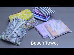 Eco-friendly Polyester Digital Printed Non-slip Microfiber Beach Towels With Custom Logo