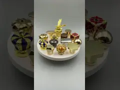 Acceptable Customization Perfume Bottle Caps For FEA15 Glass Bottle In Antique Brass