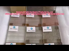 22mm Thickness Glass Interlayer Decorative Wire Mesh
