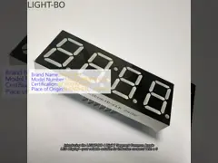 4 أرقام 7 قطعة عرض LED عادي الأندود Ultra Red للطبخ الحثي