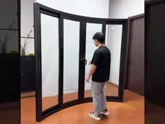 Custom Glass Sliding Doors With Double Tempered Glass For Balcony Partitioning