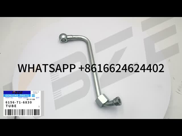 コマツー PC400 PC450 EXCAVATOR 6156-71-6830 ディーゼル燃料供給チューブ FITS SAA6D125E-3 エンジン