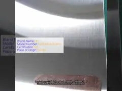 316L 1,2 mm Dikte Gepoetste haarlijnoppervlakte Roestvrij staalplaten 304 NO.4 Afgeronde roestvrijstalen panelen