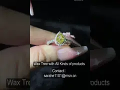 Leuchtende silberne CZ Ringe Sterling Silver Diamond Ring des Ausschnitt-birnenförmige 2.6g 925